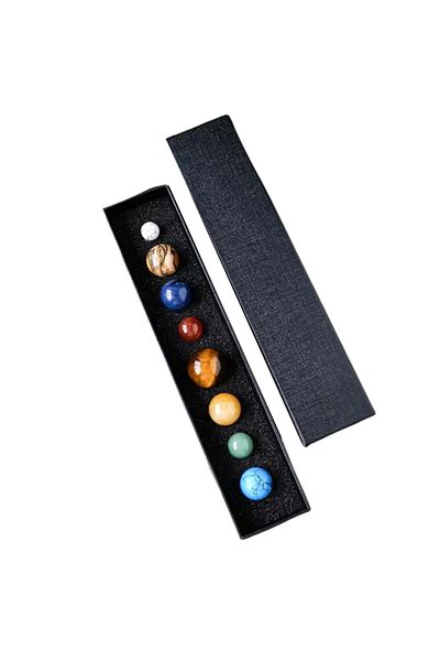 OEM SET OF 8 SEMI-PRECIOUS CRYSTALS | ASTRAL CRYSTALS | DANCE OF THE 8 PLANETS *