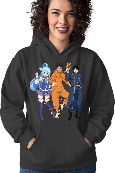 OEM Hanorac Femei Fire Force Kusakabe Animeeater Konosuba