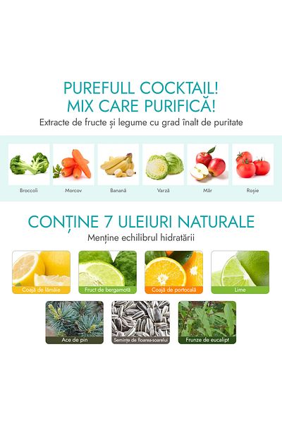 Ariul Șervețele de curatare a tenului Stress Relieving Purefull Cleansing Tissue 80buc
