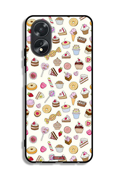 Tolwak غطاء حماية لهاتف Oppo A38 بنمط العناصر المفضلة