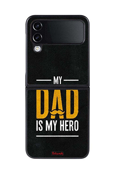 Tolwak غطاء حماية لهاتف سامسونج جالكسي زد فليب 4 - أبي هو بطلي