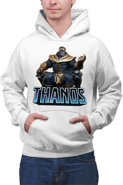 OEM Men's Hoodie Thanos Glove Marbles Super Power Marvel
