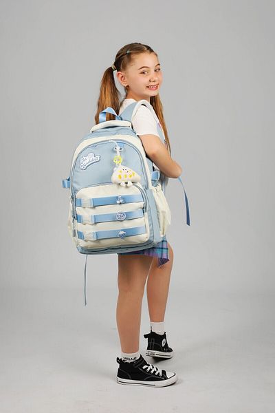 Çanta Trend Rucsac zilnic cu licență Twil Column, rucsac școlar cu cadou de jucărie de pluș