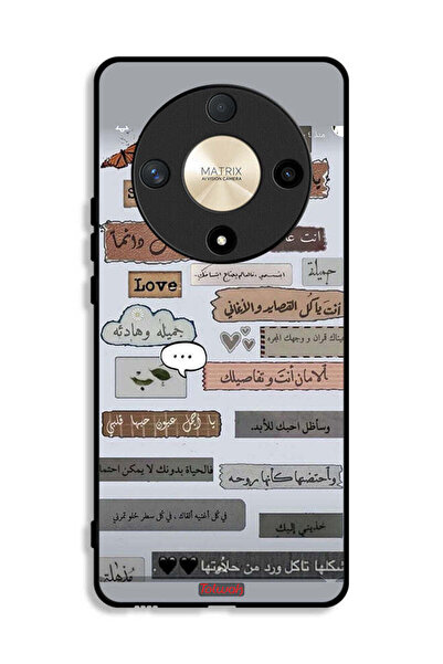 Tolwak Honor X9b Protective Case Cover Arabic Love Quotes