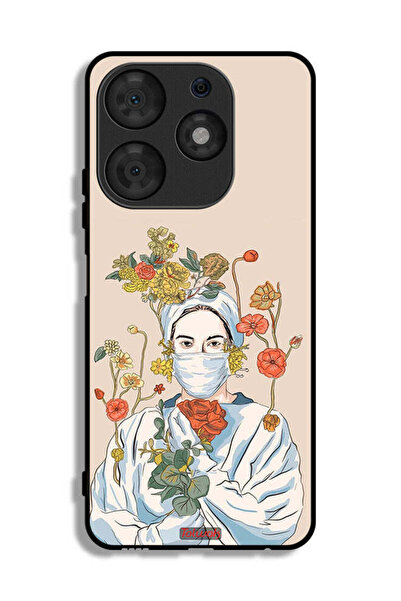 Tolwak Tecno Spark 10 Pro Protective Case Cover Nurse Art