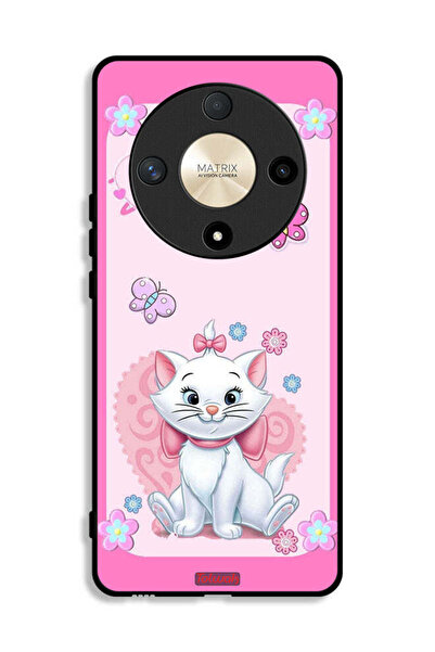 Tolwak Honor X9b Protective Case Cover Cute Lady Cat