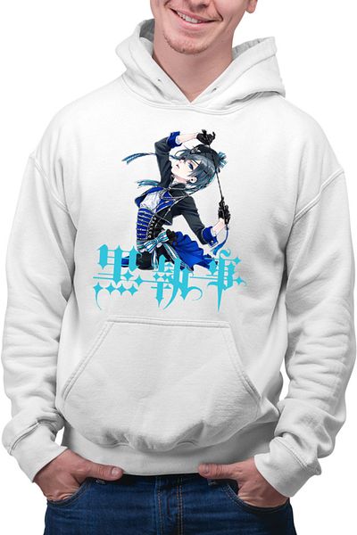OEM Men's Hoodie Black Butler Ciel Naoki Otaku Love