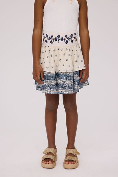 Tyess Girl Patterned Skirt