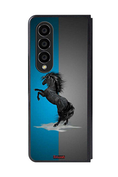 Tolwak غطاء حماية لهاتف سامسونج جالاكسي زد فولد 4 بتصميم حصان
