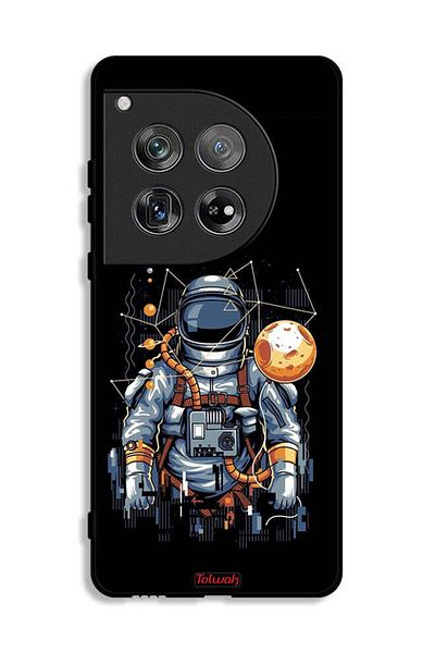 Tolwak غطاء حماية لهاتف OnePlus 12 بتصميم رائد فضاء تجريدي