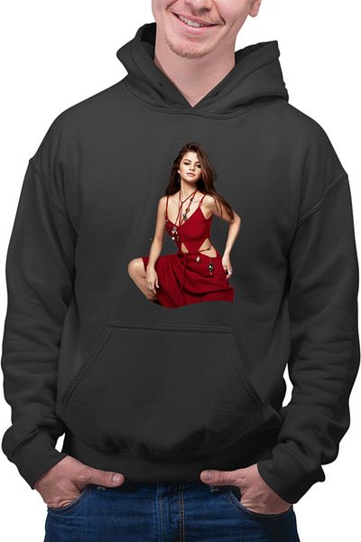 OEM Men's Hoodie Selena Gomez Red Dress Actress Singer Song