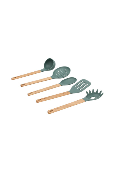 Alberto 5 piece silicone utensil set