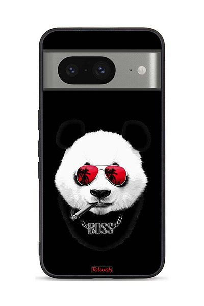 Tolwak Google Pixel 8 Protective Case Cover Boss Panda