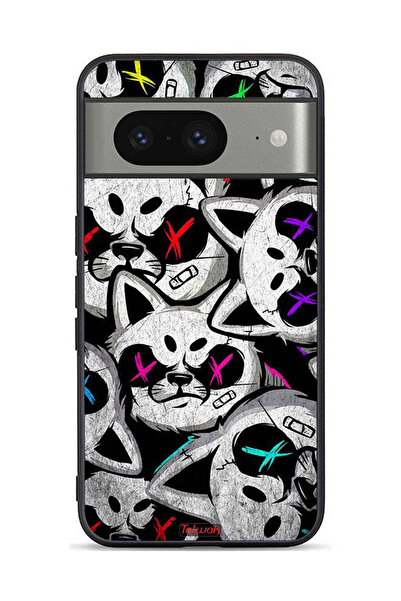 Tolwak غطاء حماية لهاتف Google Pixel 8 بتصميم قطط مارشميلو