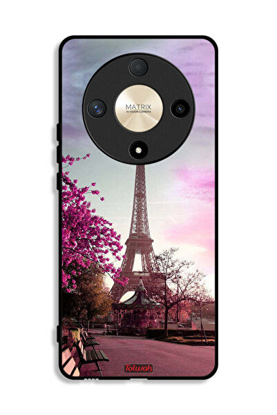 Tolwak Honor X9b Protective Case Cover Eiffel Tower