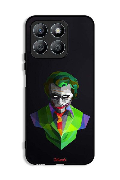Tolwak غطاء حماية لهاتف Honor X8b - فن تجريدي للجوكر