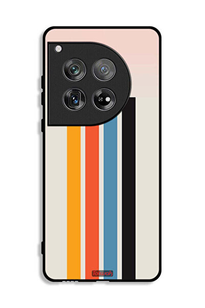 Tolwak غطاء حماية لهاتف OnePlus 12 بنمط خطوط مستقيمة