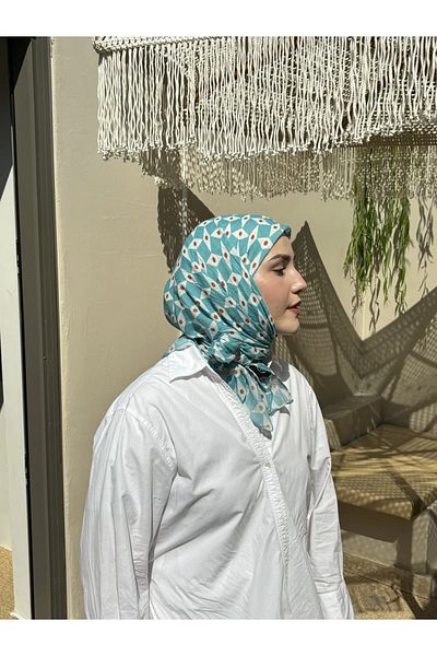 Modakaşmir Origami Pattern Bamboo Scarf