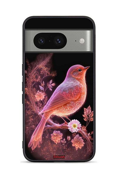 Tolwak Google Pixel 8 Protective Case Cover Cute Bird Art