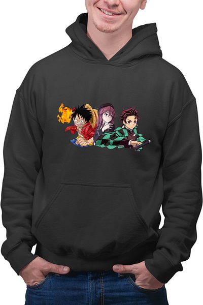 OEM Hanorac Barbati Trinity Seven One Piece Kimetsu no Yaiba Animekage