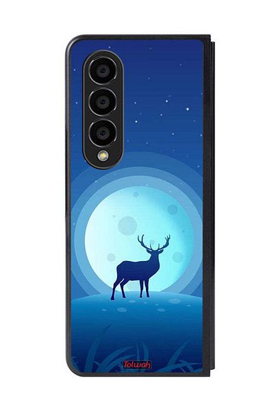 Tolwak Samsung Galaxy Z Fold 4 Protective Case Cover Deer