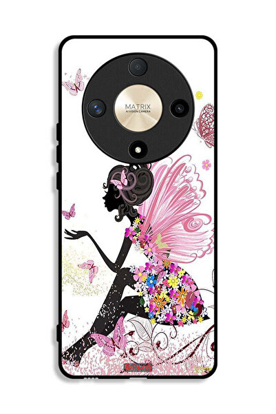 Tolwak Honor X9b Protective Case Cover Butterfly Girl Artwork
