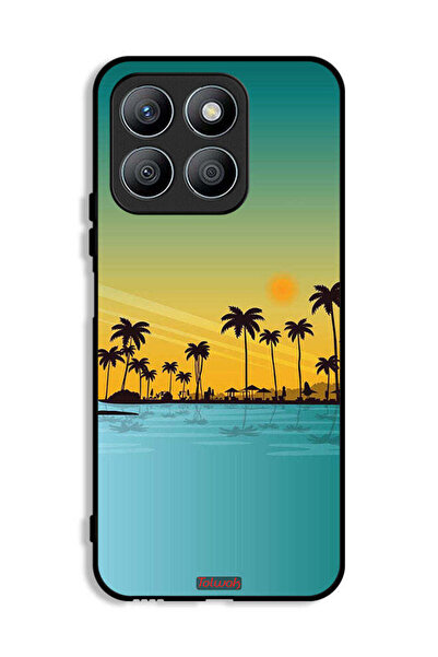 Tolwak غطاء حماية لهاتف Honor X8b بنقشة فن تجريدي