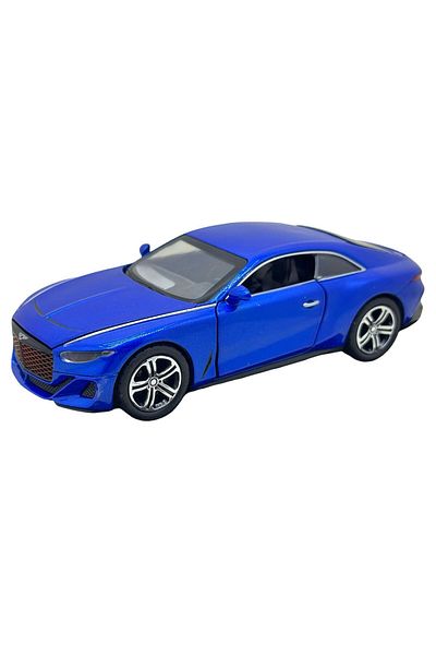 JPT Macheta Bentley Continental 1:32 replica metal albastra cu lumini si sunete