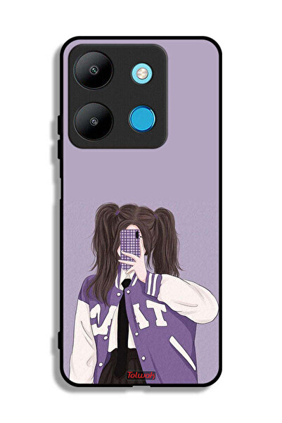 Tolwak غطاء حماية لهاتف Infinix Smart 7 لالتقاط صور سيلفي