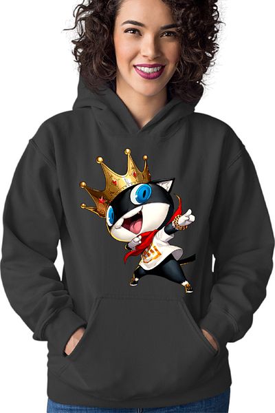 OEM Hanorac Femei Persona Mascot King Action Music Cat
