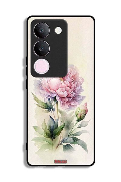 Tolwak vivo S17 Protective Case Cover Watercolor Rose Paint Art