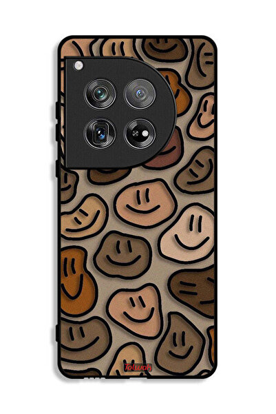 Tolwak غطاء حماية لهاتف OnePlus 12 برسومات وجوه مبتسمة