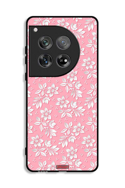 Tolwak غطاء حماية لهاتف OnePlus 12 بنمط خلفية زهور