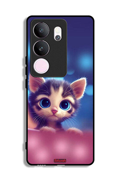 Tolwak غطاء حماية لهاتف فيفو V29 برو - قطة صغيرة