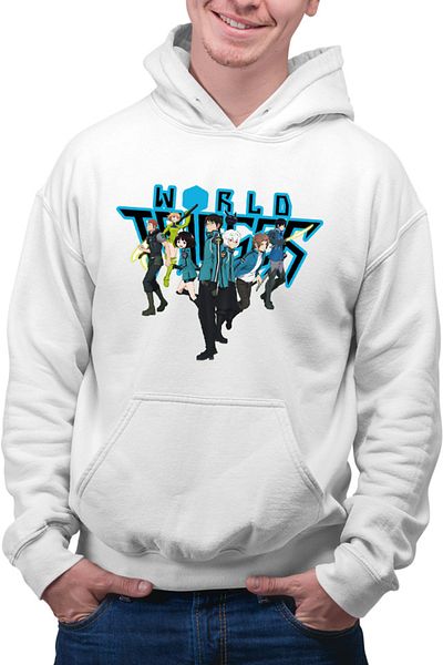 OEM Men's Hoodie World Trigger Neighbors Border Anime Otaku