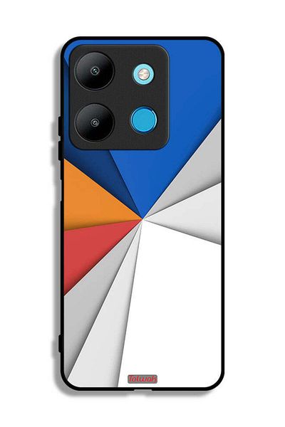 Tolwak Infinix Smart 7 Protective Case Cover Material Matches Abstract Art