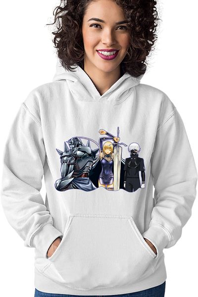 OEM Hoodie Women Claymore Clare FMA Alphonse Tokyo Ghoul Manga
