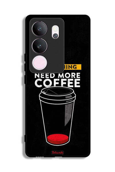 Tolwak غطاء حماية فيفو V29 برو - هل تحتاج إلى المزيد من القهوة؟