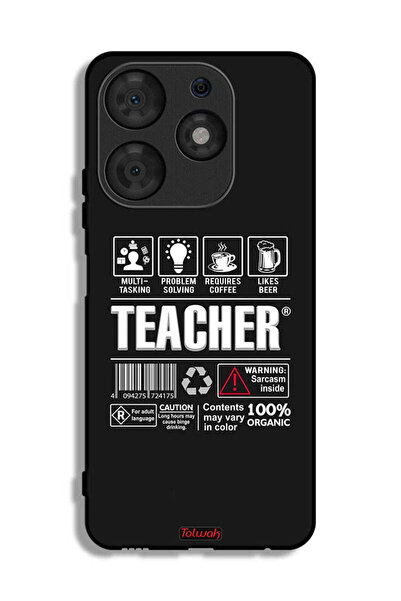 Tolwak غطاء حماية لهاتف تكنو سبارك 10 برو - ملصق المعلم