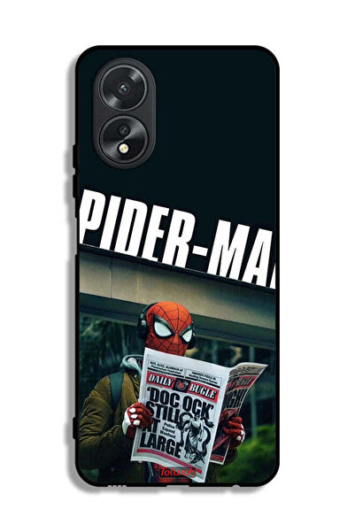 Tolwak غطاء حماية لهاتف Oppo A38 - سبايدرمان يقرأ جريدة