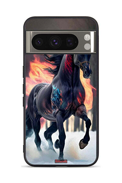 Tolwak غطاء حماية لجهاز جوجل بيكسل 8 برو بتصميم حصان عالي الوضوح