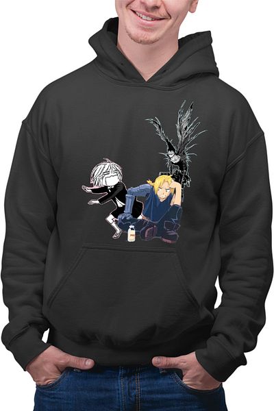 OEM Hanorac Barbati Oresama Teacher Kurosaki Mafuyu Death Note Ryuk