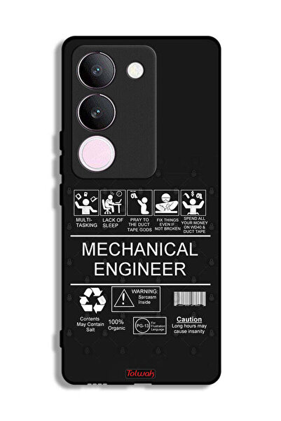 Tolwak غطاء حماية لهاتف vivo S17، ملصق مهندس ميكانيكي