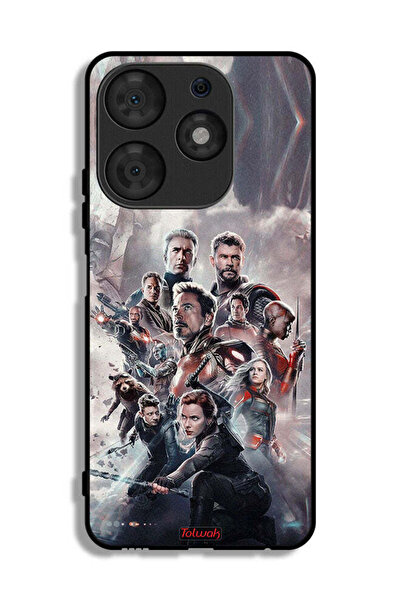 Tolwak غطاء حماية أفينجرز لهاتف تكنو سبارك 10 برو