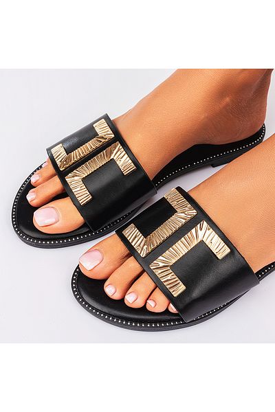 Lush Fashion Women's Slippers Made of Eco-friendly Leather
