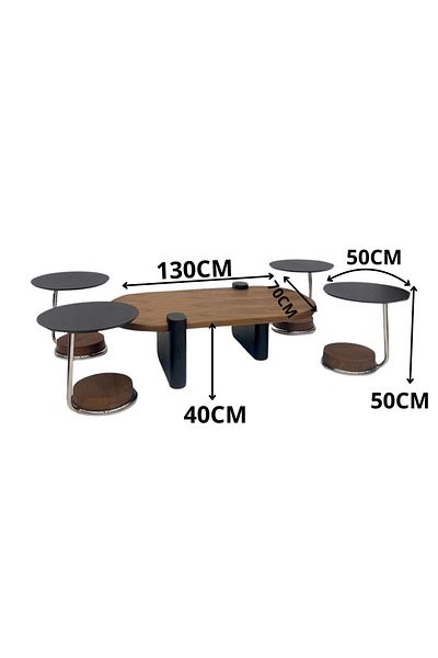 DEC15 4+1 service length set with a distinctive and modern design