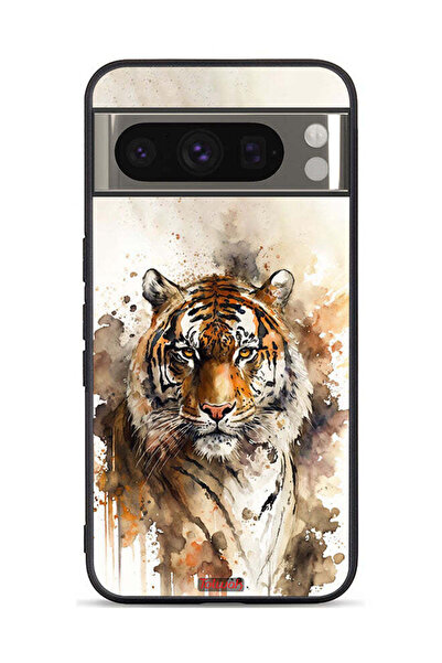 Tolwak غطاء حماية لجهاز Google Pixel 8 Pro بتصميم فن تجريدي من جلد الفهد