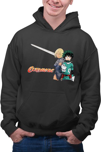 OEM Men's Hoodie Claymore Clare My Hero Academia Deku Anime Kage