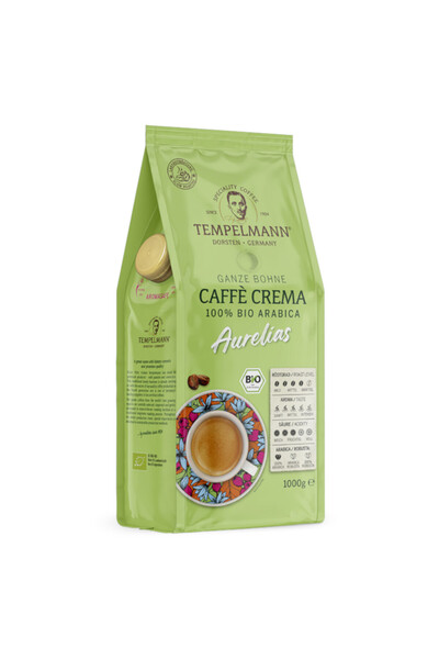 Tempelmann s Cafea boabe TEMPELMANN Aurelias Crema BIO 1kg