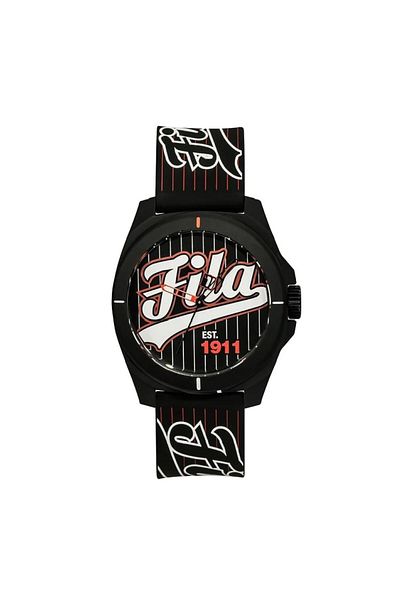 Fila Adult Unisex Analog Watch, Black 38-330-004, 43 mm